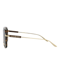 Gucci Mens Aviator Havana Gold Green Fashion Designer Eyewear