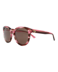 Gucci Womens Round/Oval Havana Havana Brown Fashion Designer Eyewear