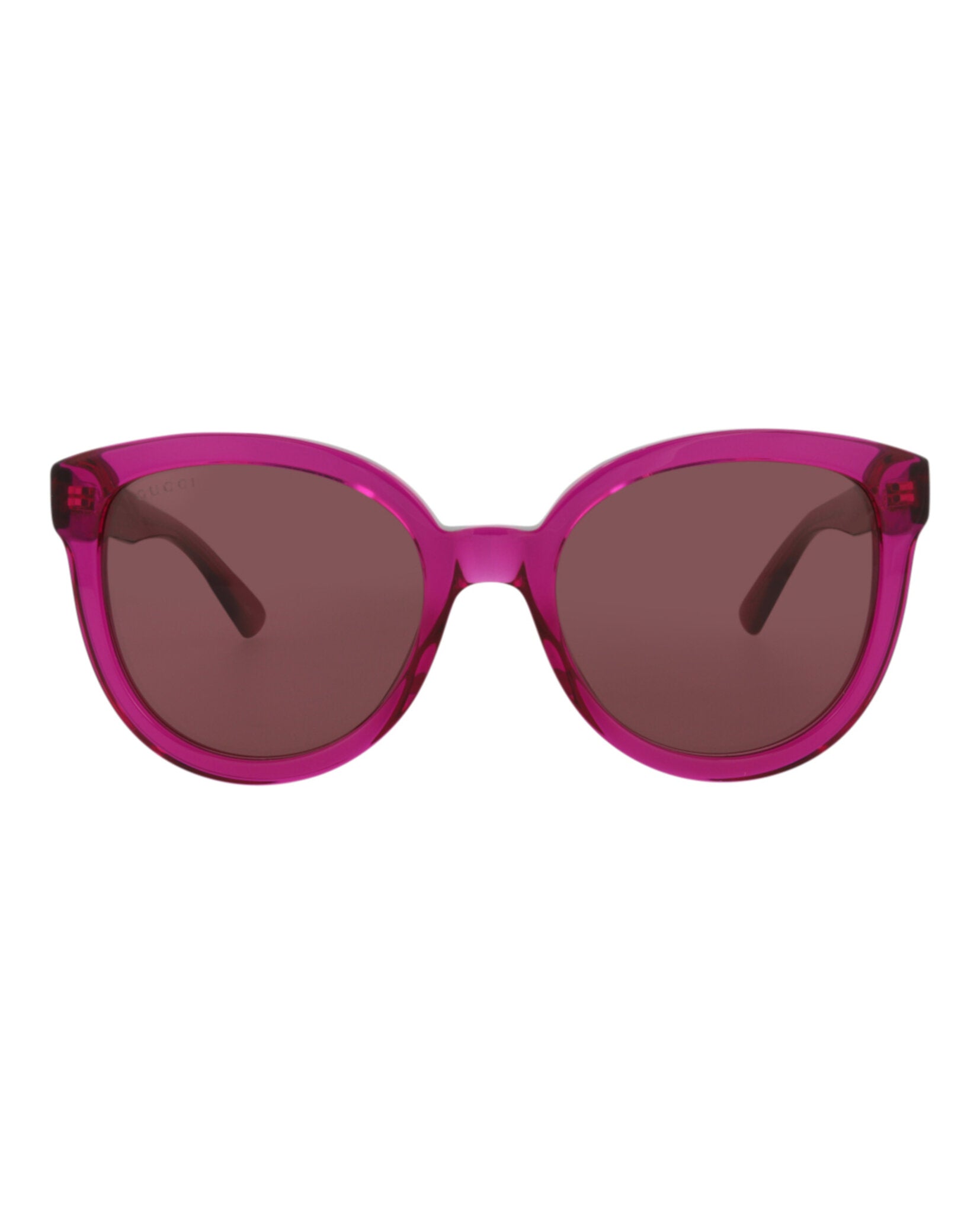 Gucci Womens Round/Oval Pink Pink Red Fashion Designer Eyewear