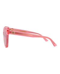 Gucci Gucci Womens Round/Oval Pink Pink Pink Fashion Designer Eyewear