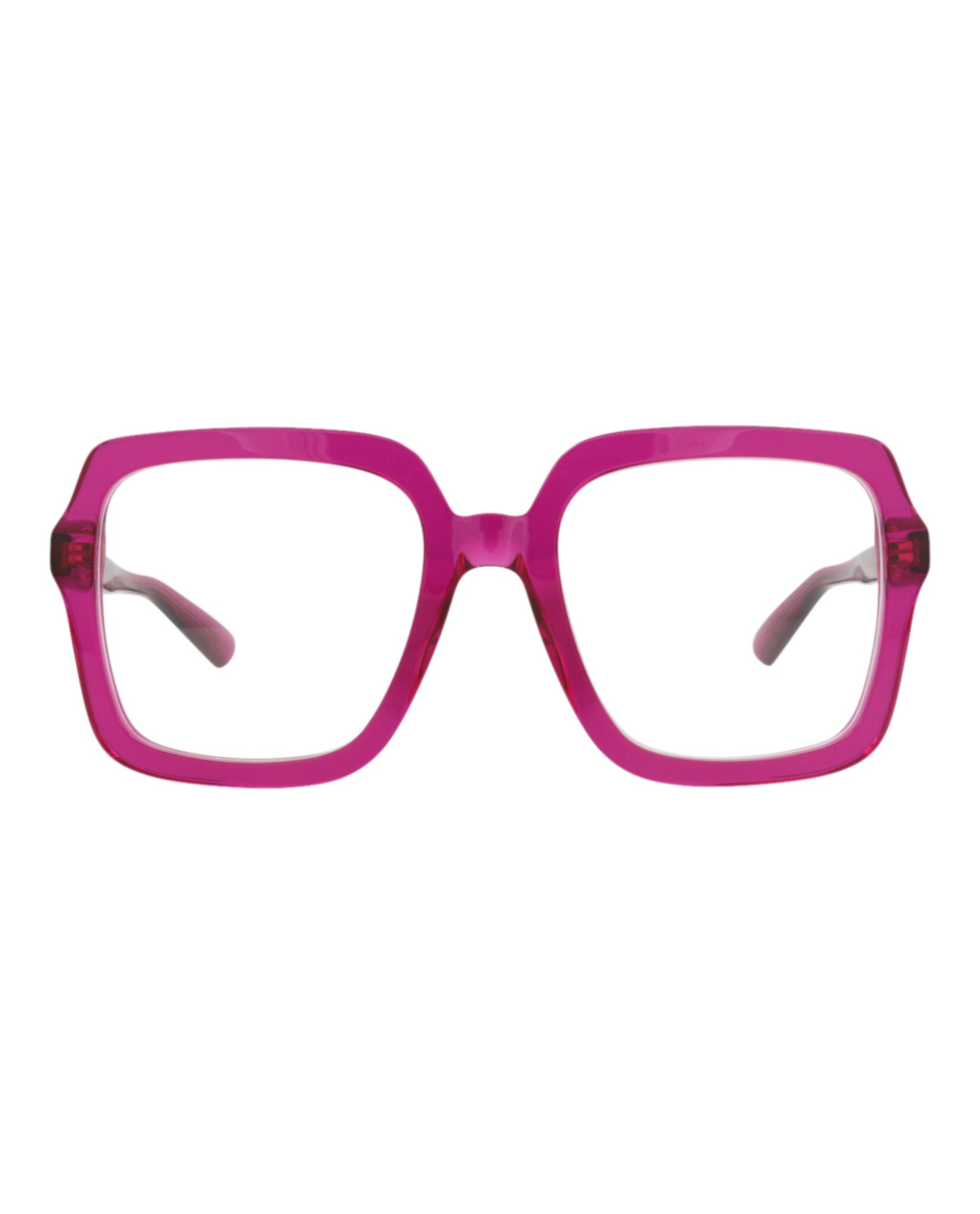 Gucci Gucci Womens Square/Rectangle Pink Pink Transparent Fashion Designer Eyewear
