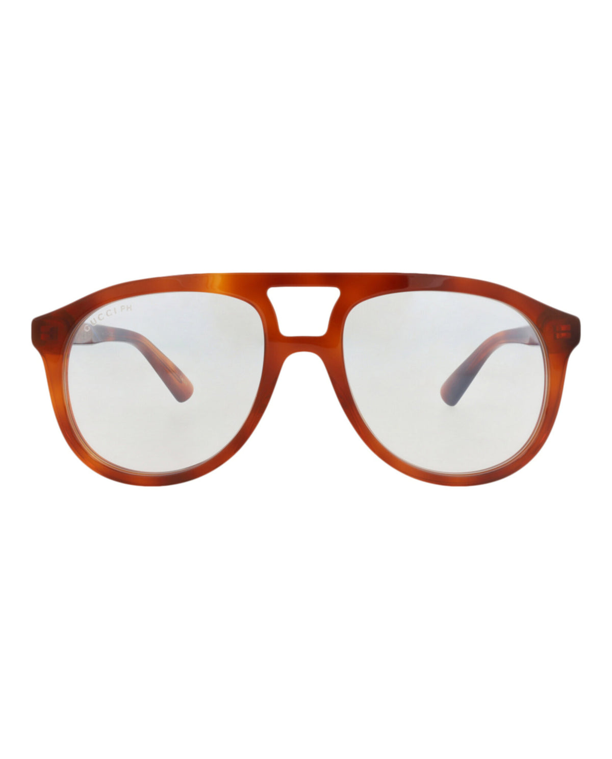Gucci Gucci Mens Aviator Havana Havana Transparent Fashion Designer Eyewear