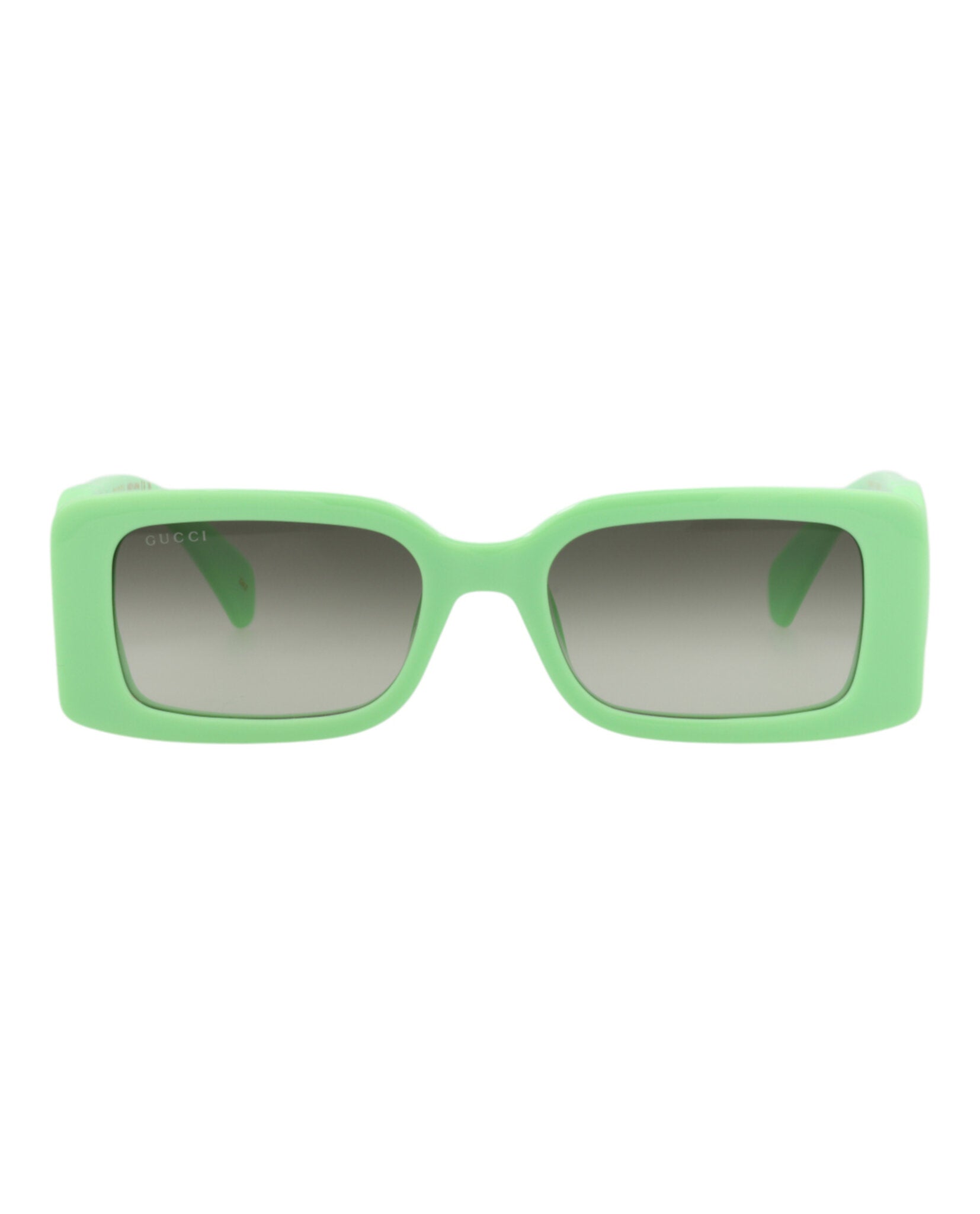 Gucci Womens Square/Rectangle Green Green Green Fashion Designer Eyewear