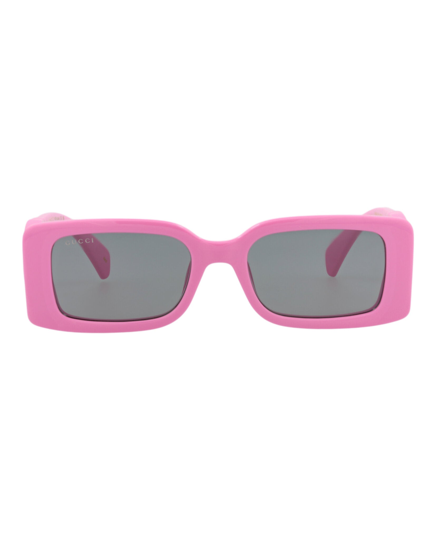 Gucci Womens Square/Rectangle Pink Pink Grey Fashion Designer Eyewear