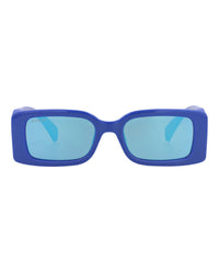 Gucci Gucci Womens Square/Rectangle Blue Blue Blue Fashion Designer Eyewear