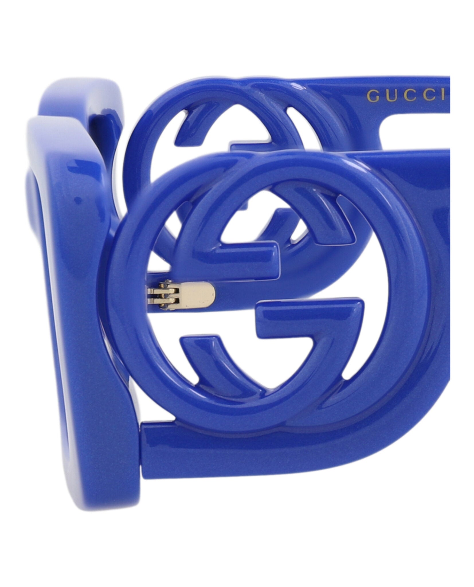 Gucci Gucci Womens Square/Rectangle Blue Blue Blue Fashion Designer Eyewear