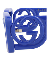 Gucci Gucci Womens Square/Rectangle Blue Blue Blue Fashion Designer Eyewear