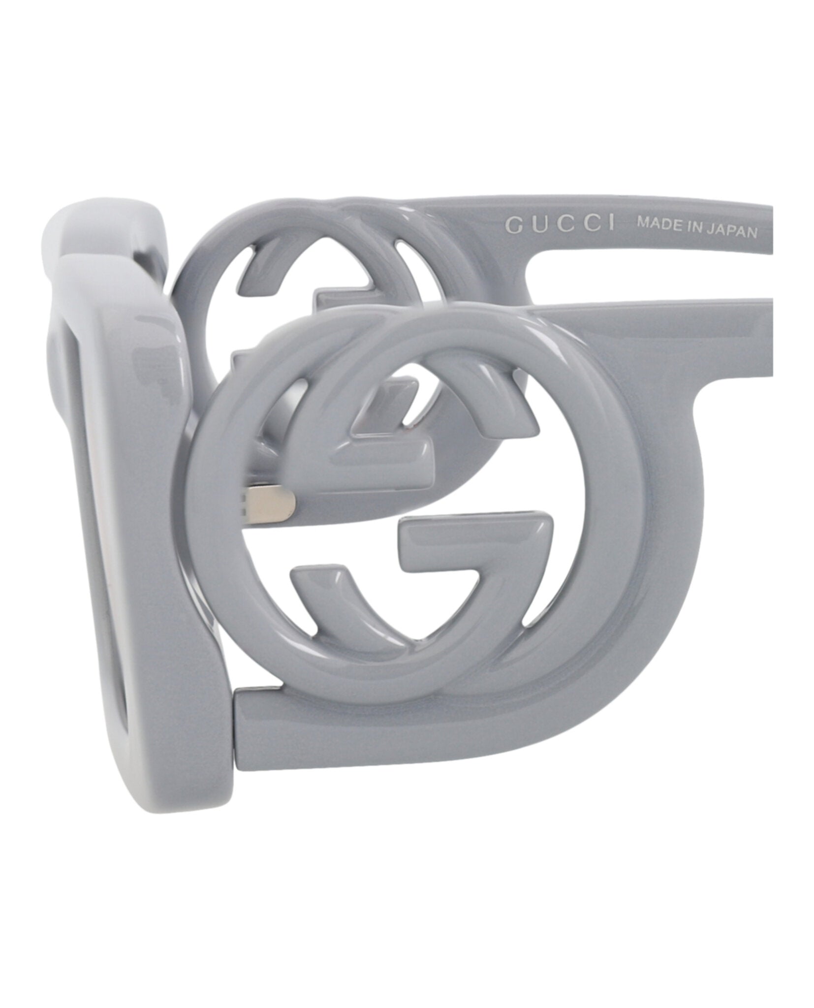 Gucci Gucci Womens Square/Rectangle Silver Silver Silver Fashion Designer Eyewear