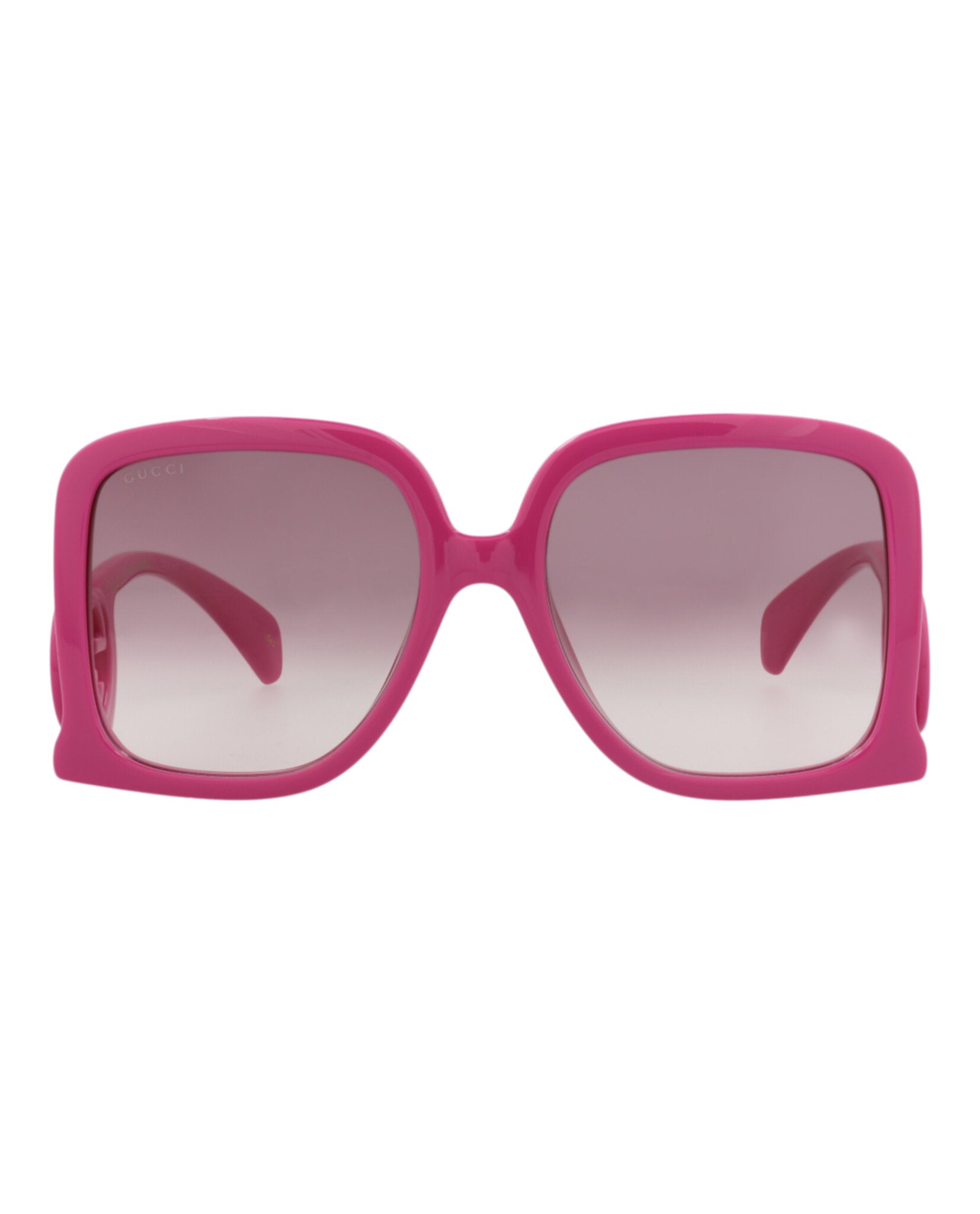 Gucci Gucci Womens Square/Rectangle Fuchsia Fuchsia Violet Fashion Designer Eyewear