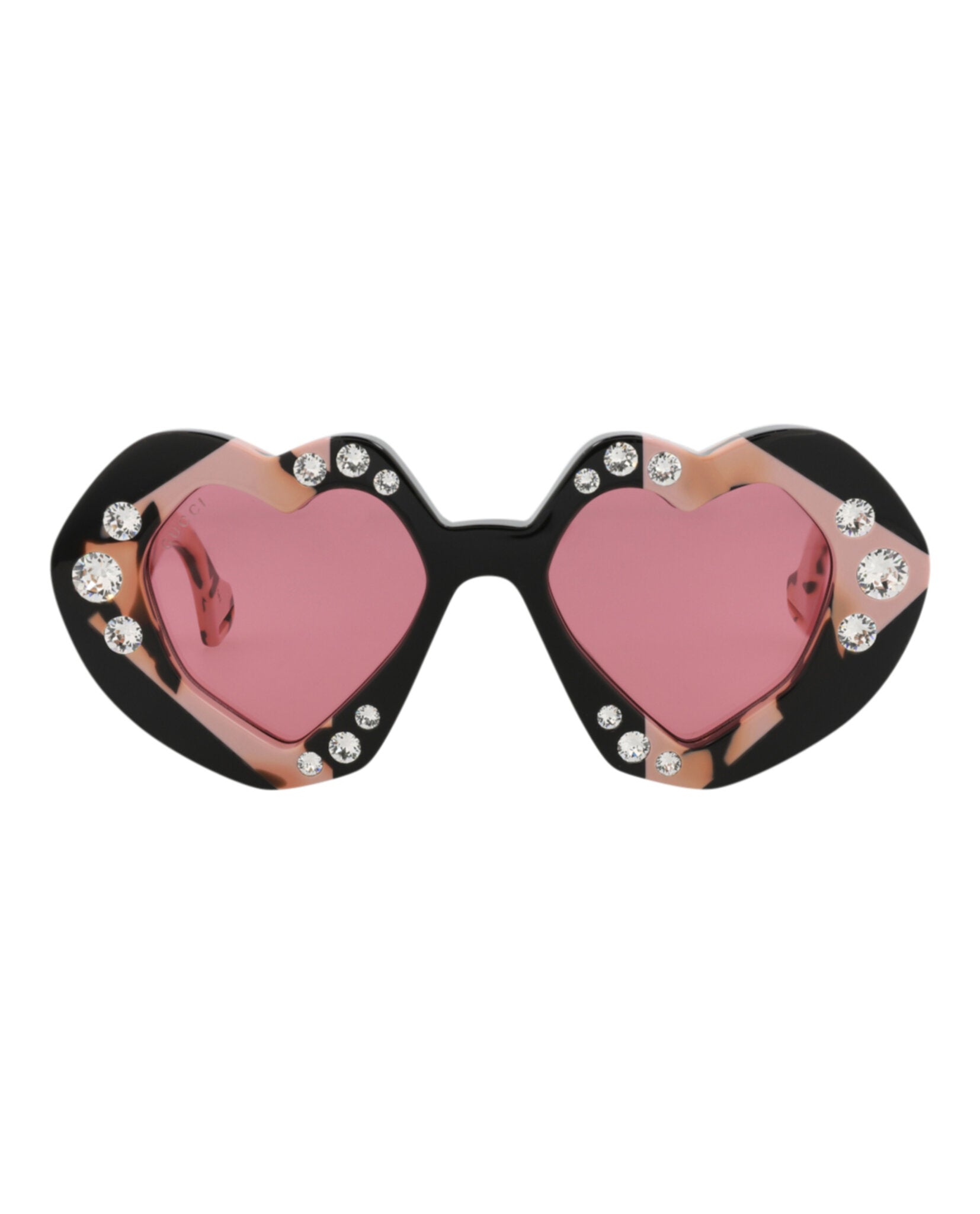 Gucci Womens Cat Eye Black Havana Red Fashion Designer Eyewear