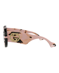 Gucci Womens Cat Eye Black Havana Red Fashion Designer Eyewear