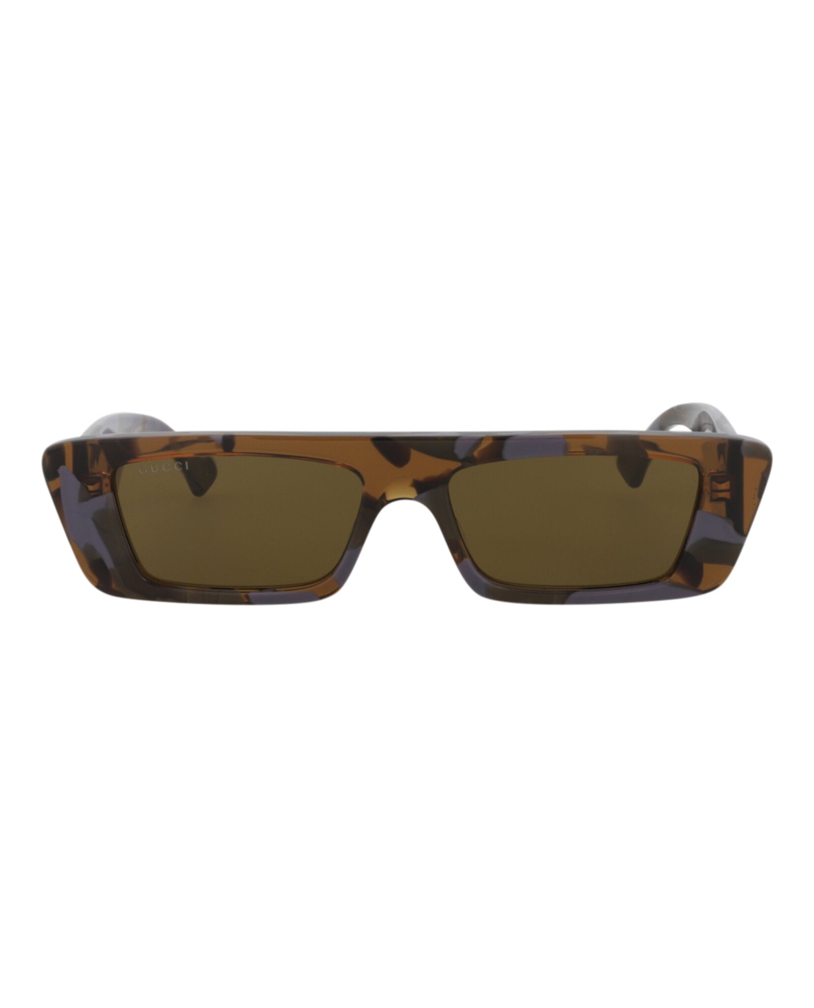 Gucci Mens Square/Rectangle Havana Havana Brown Fashion Designer Eyewear Havana Havana Brown