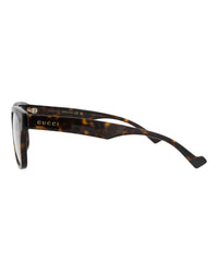 Gucci Gucci Mens Square/Rectangle Havana Havana Transparent Fashion Designer Eyewear