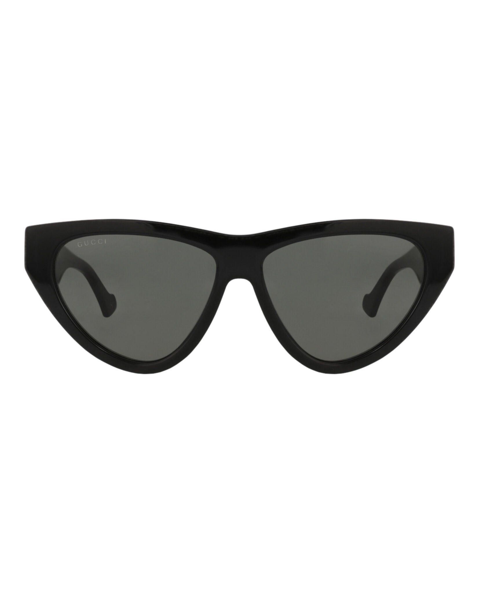 Gucci Gucci Womens Cat Eye Black Black Grey Fashion Designer Eyewear