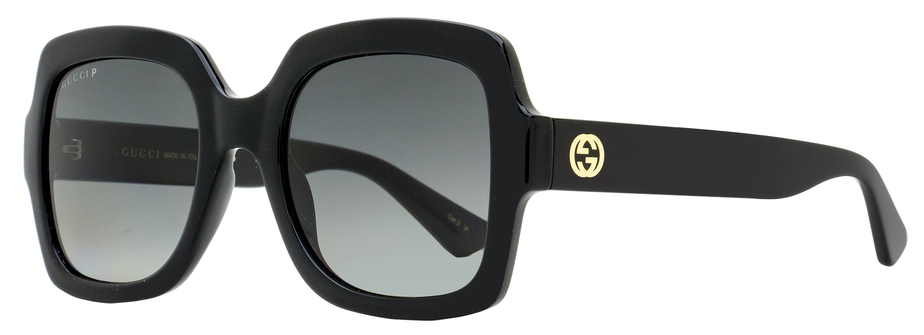 Gucci GG1337S Polarized Sunglasses 002 Black 54mm Black