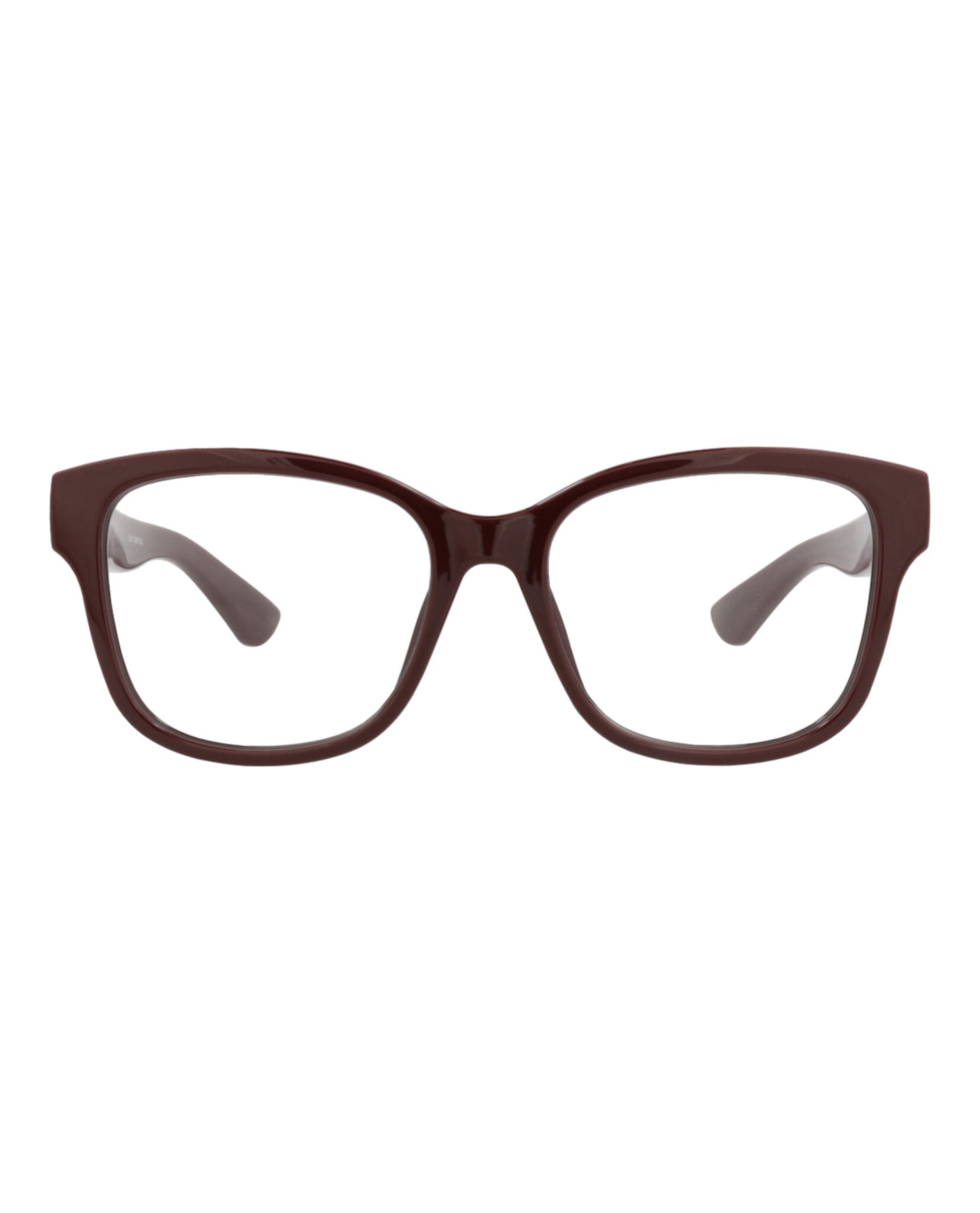 Gucci Womens Square/Rectangle Red Red Transparent Fashion Designer Eyewear