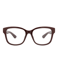 Gucci Womens Square/Rectangle Red Red Transparent Fashion Designer Eyewear