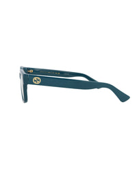 Gucci Gucci Womens Square/Rectangle Blue Blue Transparent Fashion Designer Eyewear