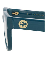 Gucci Gucci Womens Square/Rectangle Blue Blue Transparent Fashion Designer Eyewear