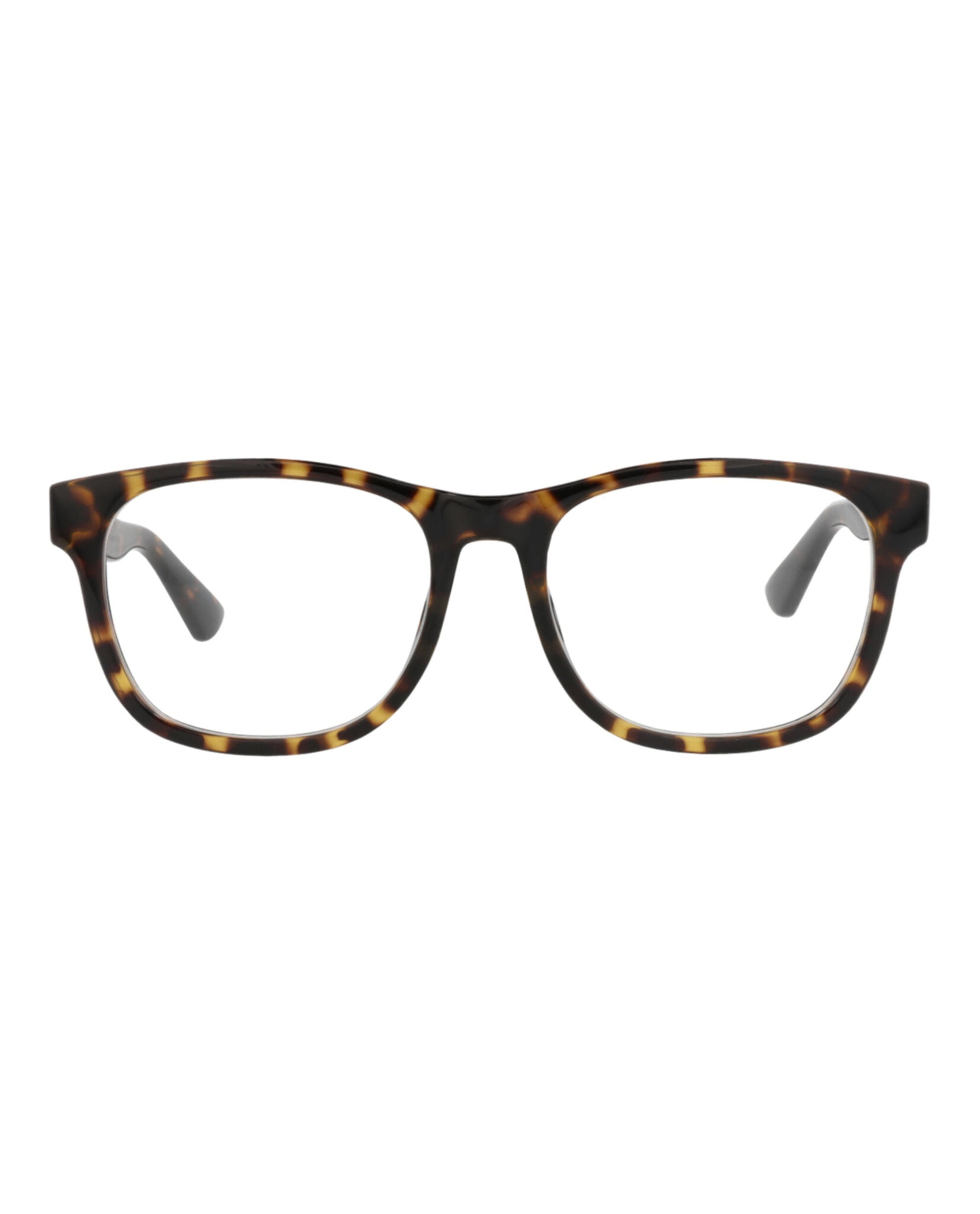 Gucci Gucci Mens Square/Rectangle Havana Havana Transparent Fashion Designer Eyewear
