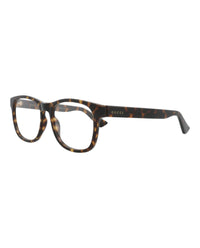 Gucci Gucci Mens Square/Rectangle Havana Havana Transparent Fashion Designer Eyewear