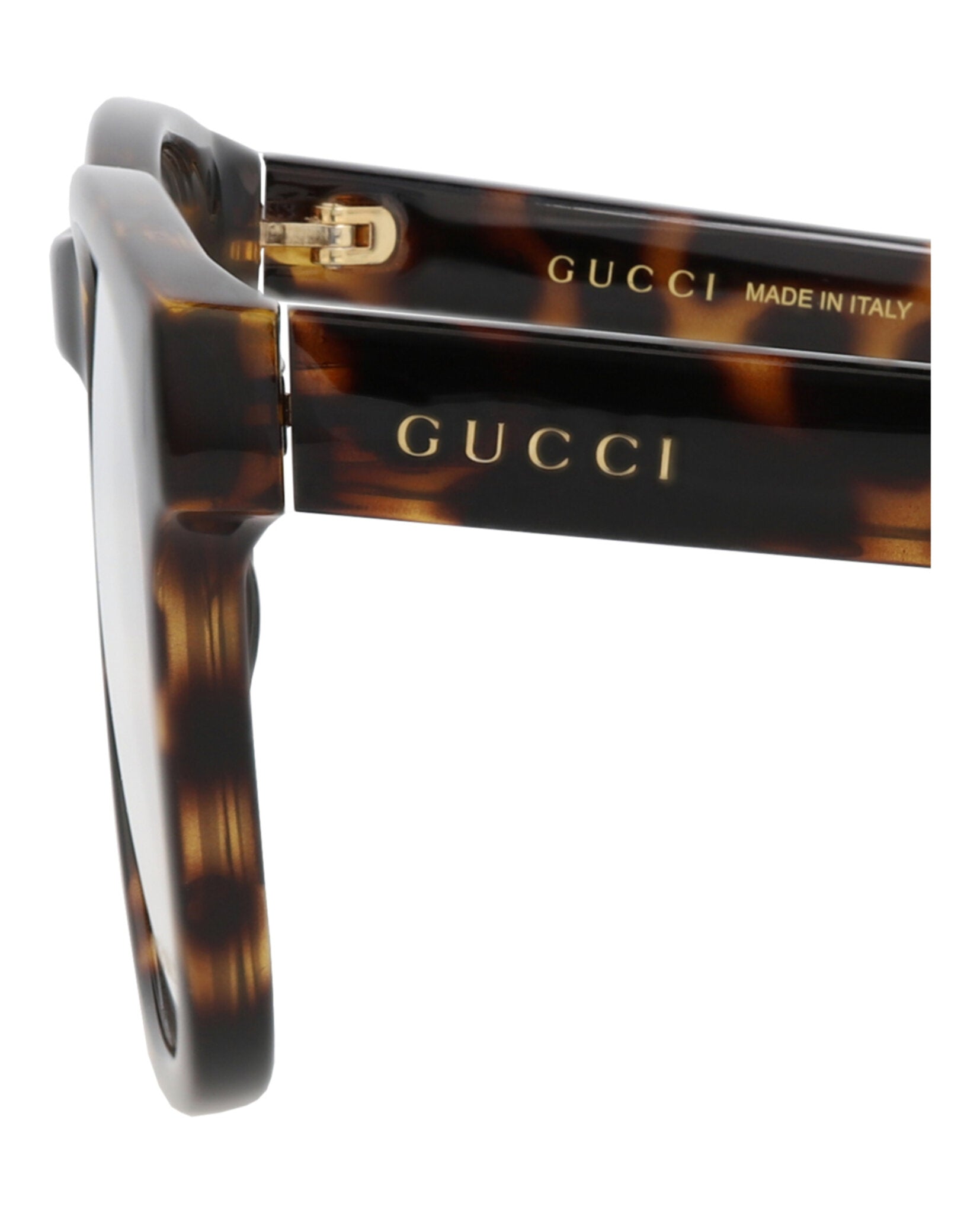 Gucci Gucci Mens Square/Rectangle Havana Havana Transparent Fashion Designer Eyewear