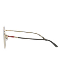 Gucci Mens Square/Rectangle Gold Havana Blue Fashion Designer Eyewear