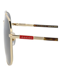 Gucci Mens Aviator Gold Havana Grey Fashion Designer Eyewear