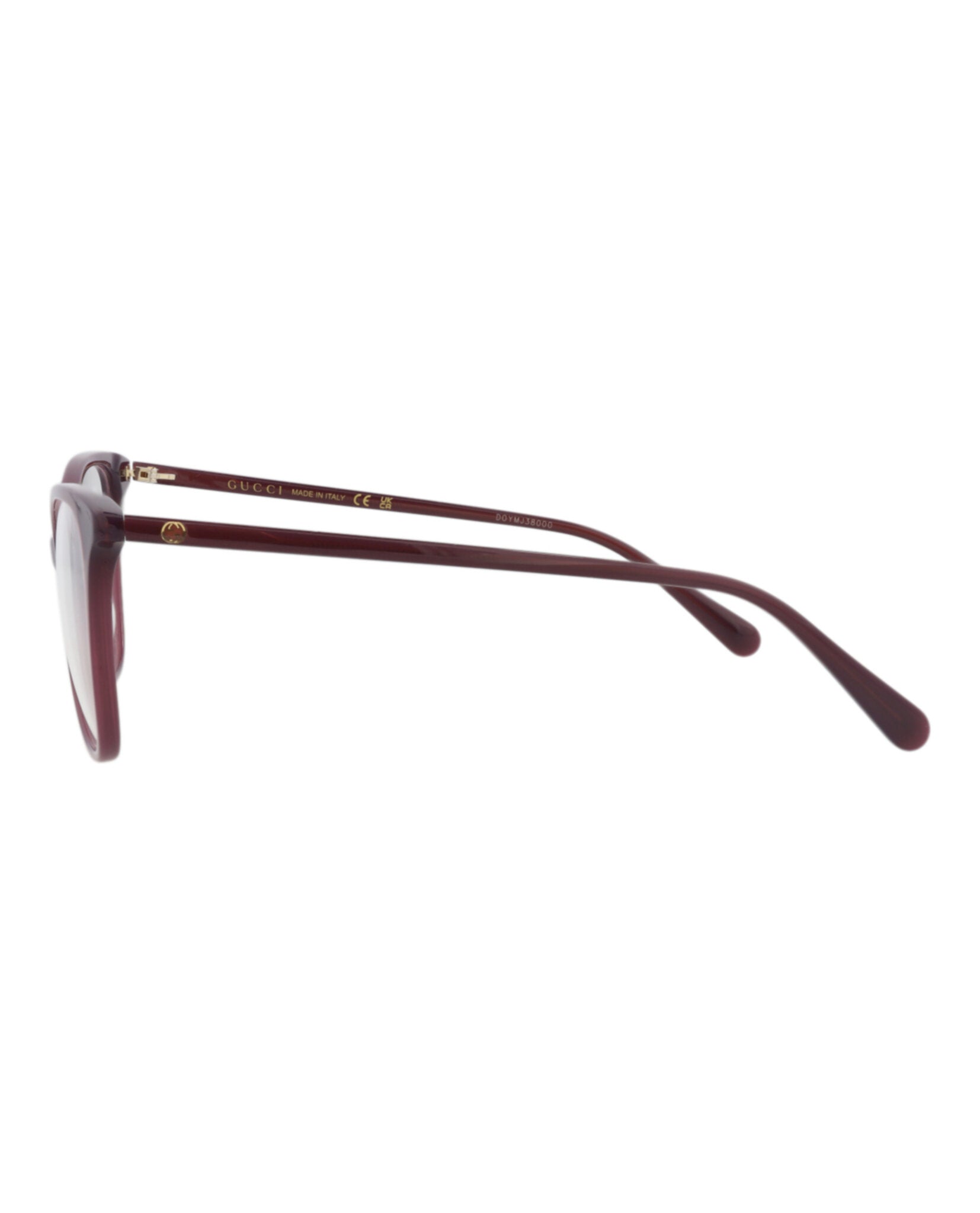 Gucci Gucci Womens Cat Eye Violet Violet Transparent Fashion Designer Eyewear