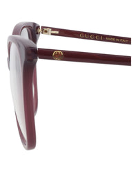Gucci Gucci Womens Cat Eye Violet Violet Transparent Fashion Designer Eyewear