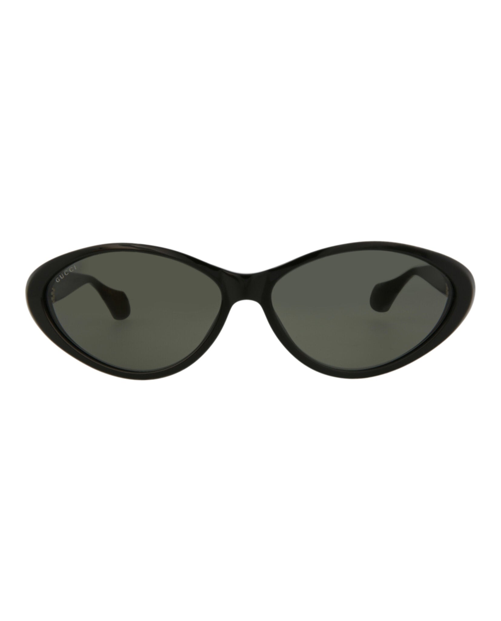 Gucci Gucci Womens Round/Oval Black Black Grey Fashion Designer Eyewear