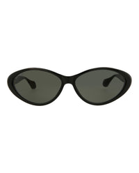 Gucci Gucci Womens Round/Oval Black Black Grey Fashion Designer Eyewear