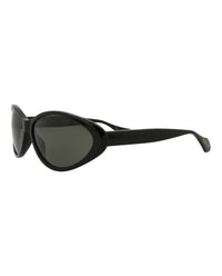 Gucci Gucci Womens Round/Oval Black Black Grey Fashion Designer Eyewear
