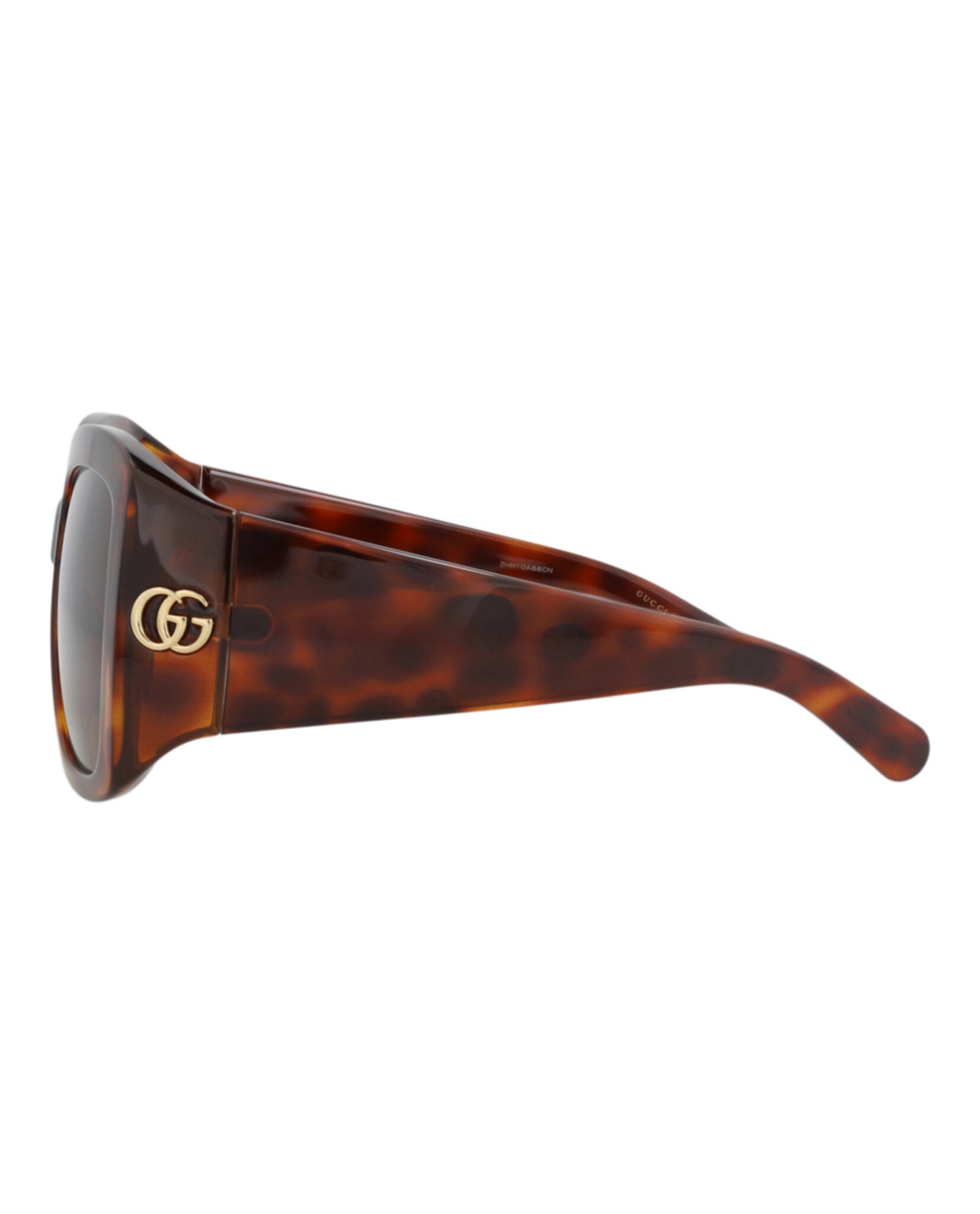 Gucci Gucci Womens Square/Rectangle Havana Havana Brown Fashion Designer Eyewear