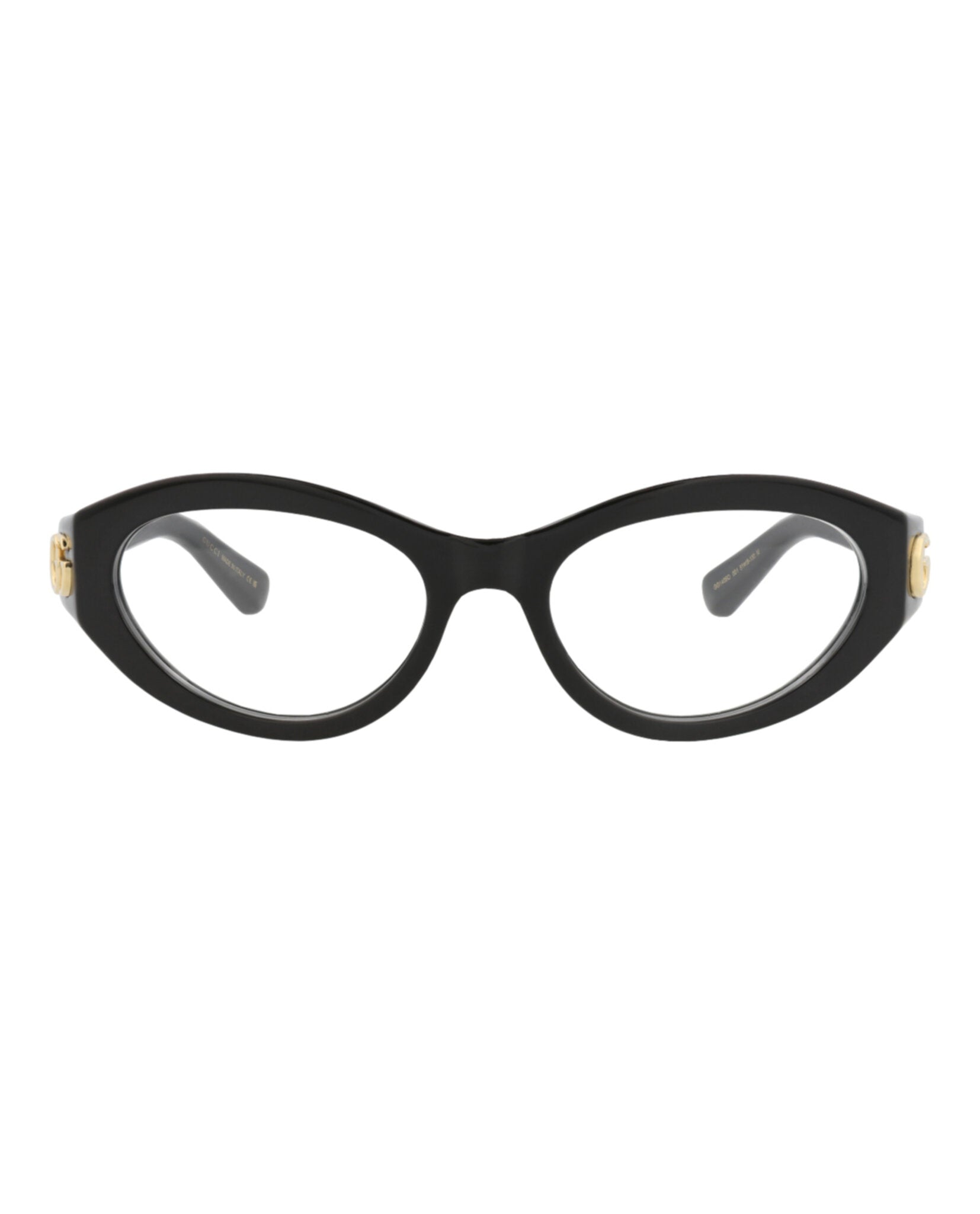 Gucci Womens Cat Eye Black Black Transparent Fashion Designer Eyewear