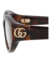 Gucci Womens Cat Eye Havana Havana Transparent Fashion Designer Eyewear
