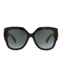 Gucci Gucci Womens Square/Rectangle Black Black Grey Fashion Designer Eyewear