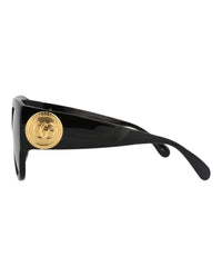 Gucci Gucci Womens Square/Rectangle Black Black Grey Fashion Designer Eyewear