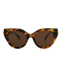 Gucci Womens Cat Eye Havana Havana Brown Fashion Designer Eyewear