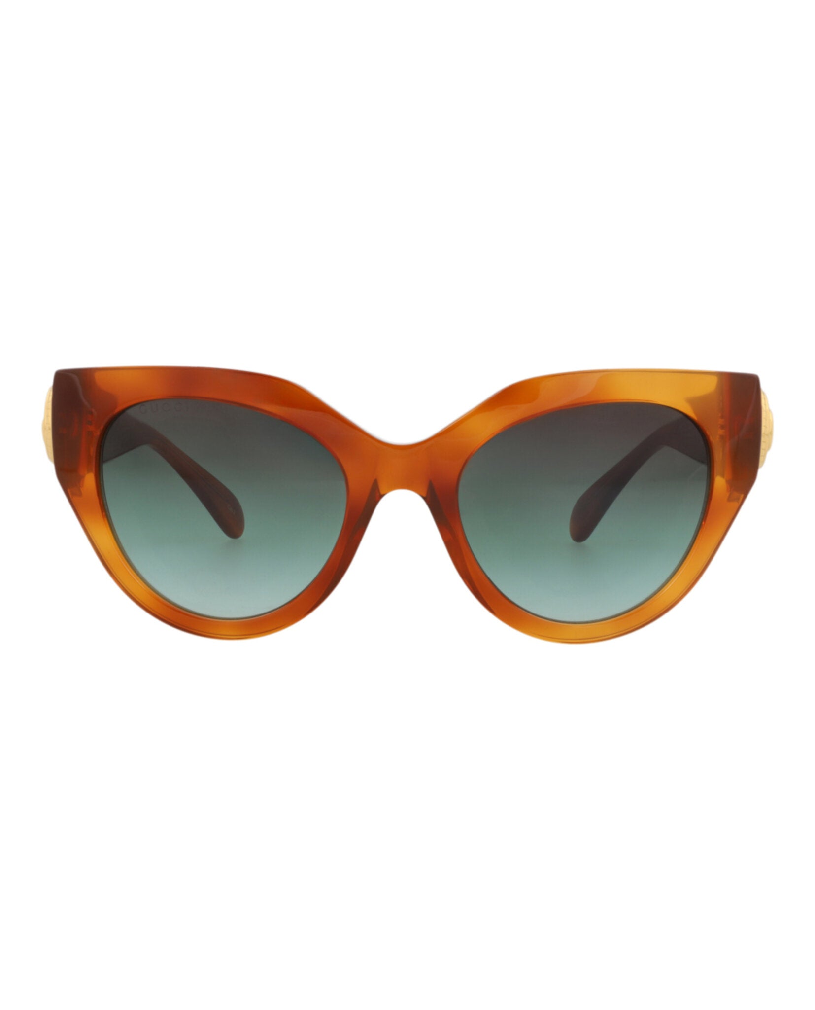 Gucci Gucci Womens Cat Eye Havana Havana Green Fashion Designer Eyewear