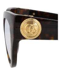Gucci Gucci Womens Cat Eye Havana Havana Transparent Fashion Designer Eyewear