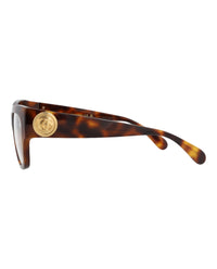 Gucci Womens Square/Rectangle Havana Havana Transparent Fashion Designer Eyewear
