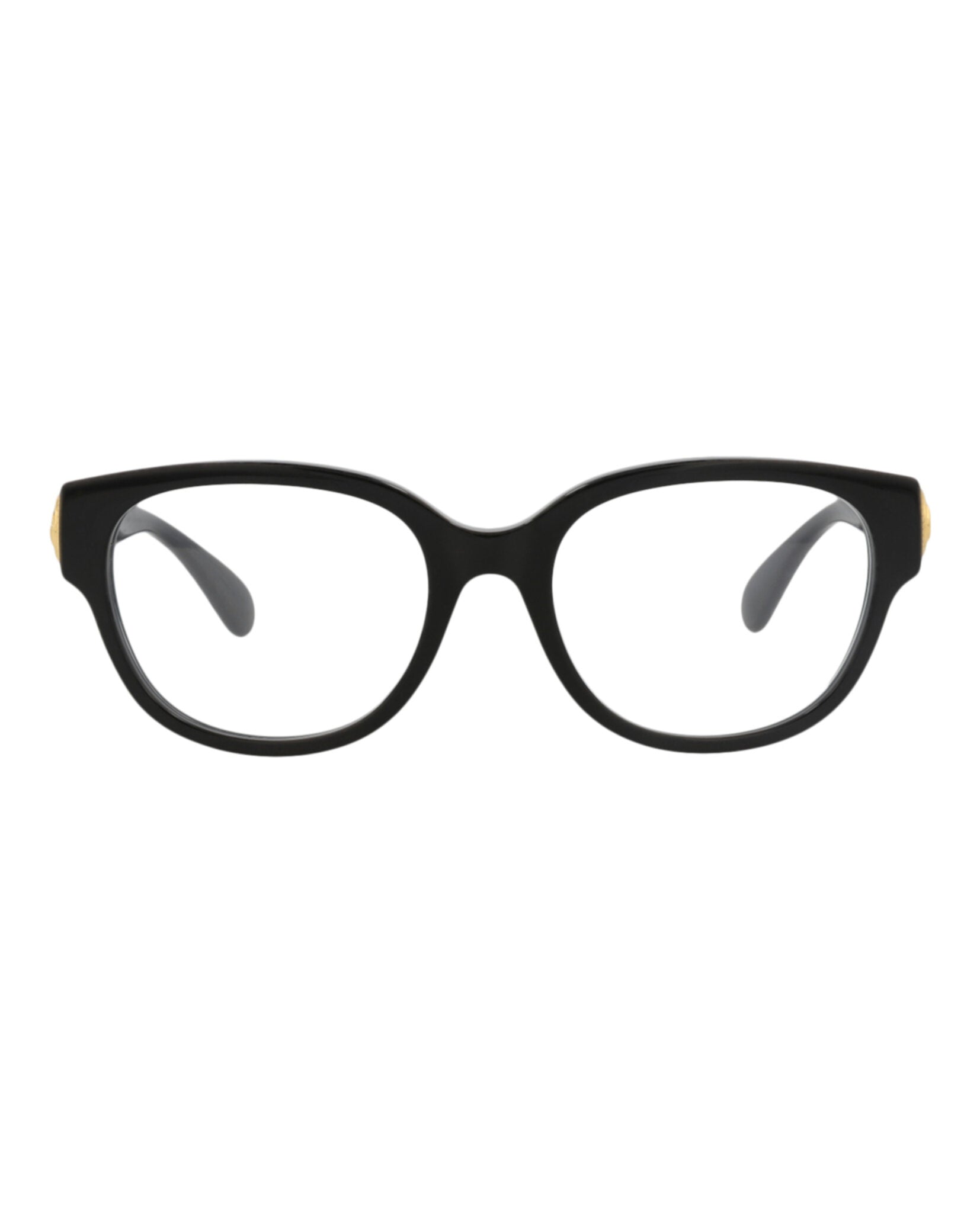 Gucci Gucci Womens Round/Oval Black Black Transparent Fashion Designer Eyewear