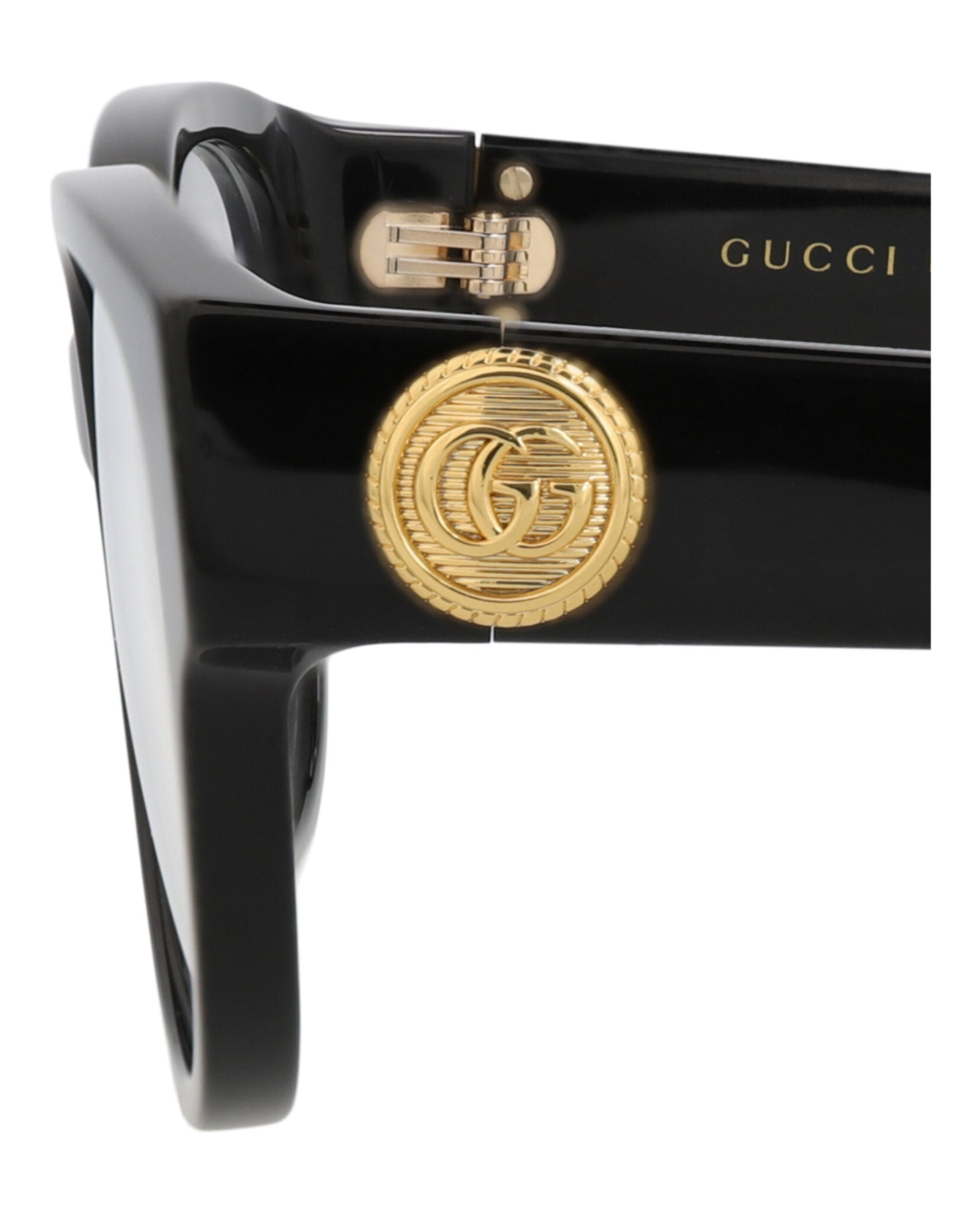 Gucci Gucci Womens Round/Oval Black Black Transparent Fashion Designer Eyewear