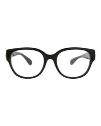 Gucci Womens Round/Oval Black Black Transparent Fashion Designer Eyewear