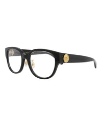 Gucci Womens Round/Oval Black Black Transparent Fashion Designer Eyewear