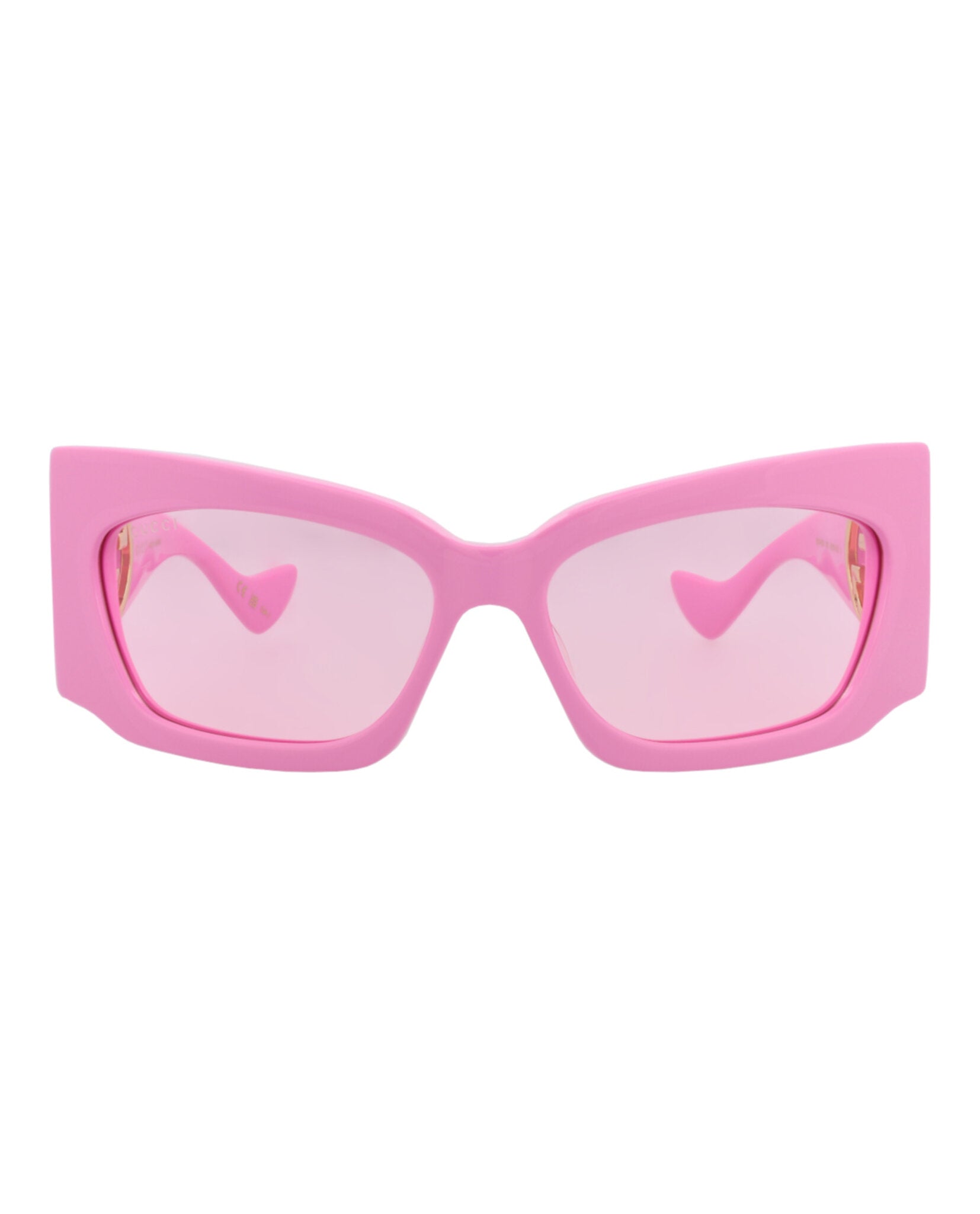 Gucci Gucci Womens Shield/Wrap Pink Pink Pink Fashion Designer Eyewear