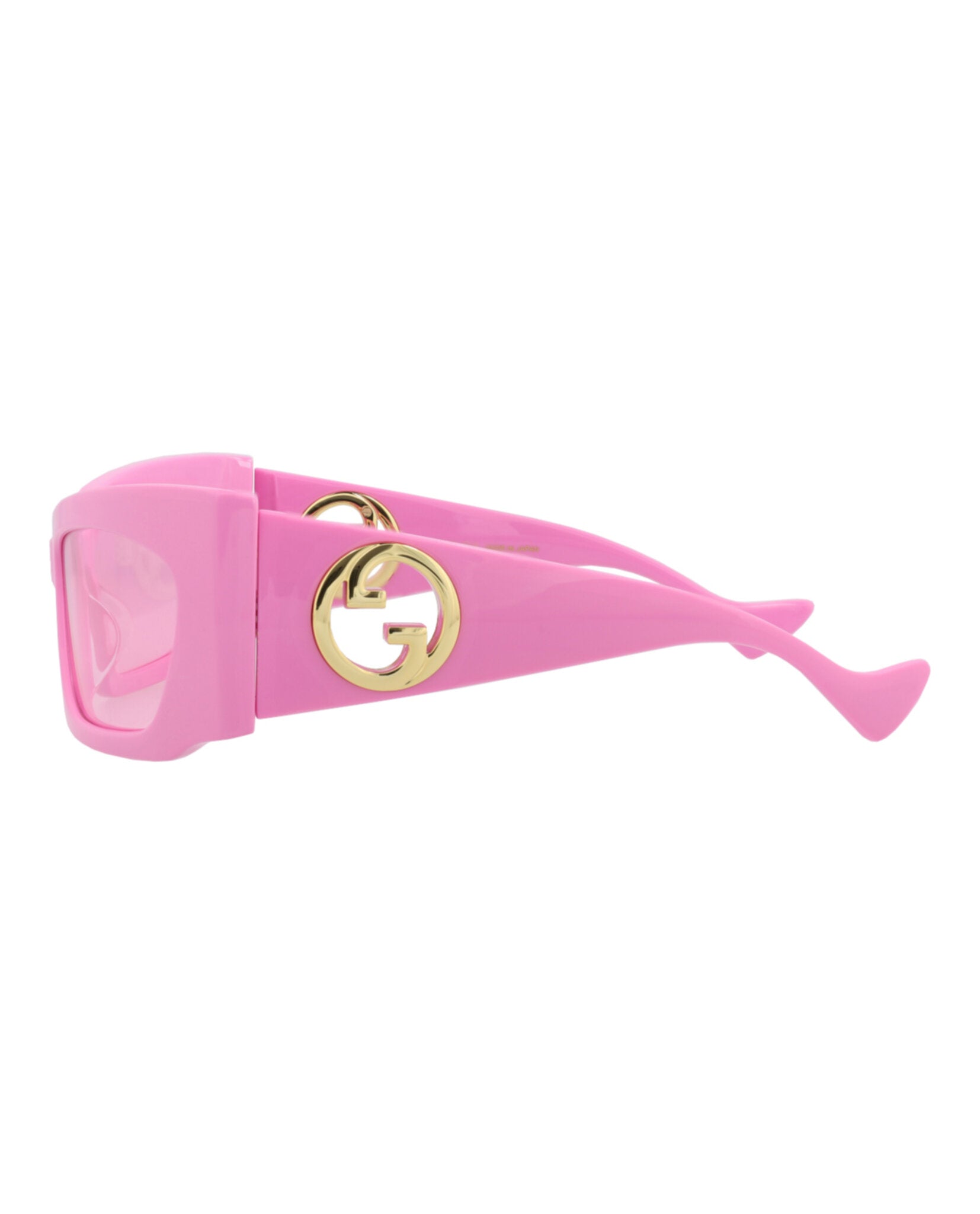 Gucci Gucci Womens Shield/Wrap Pink Pink Pink Fashion Designer Eyewear