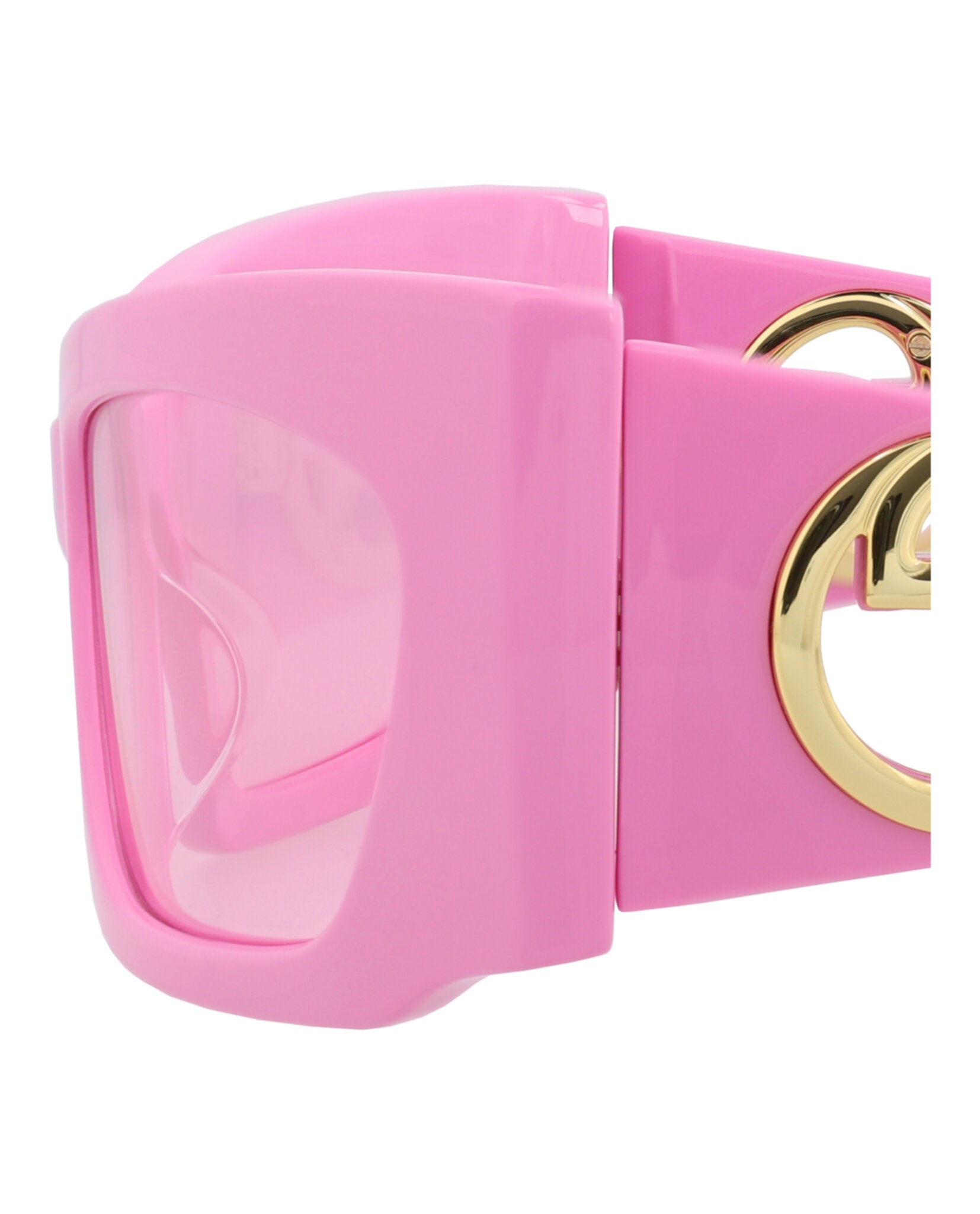 Gucci Gucci Womens Shield/Wrap Pink Pink Pink Fashion Designer Eyewear