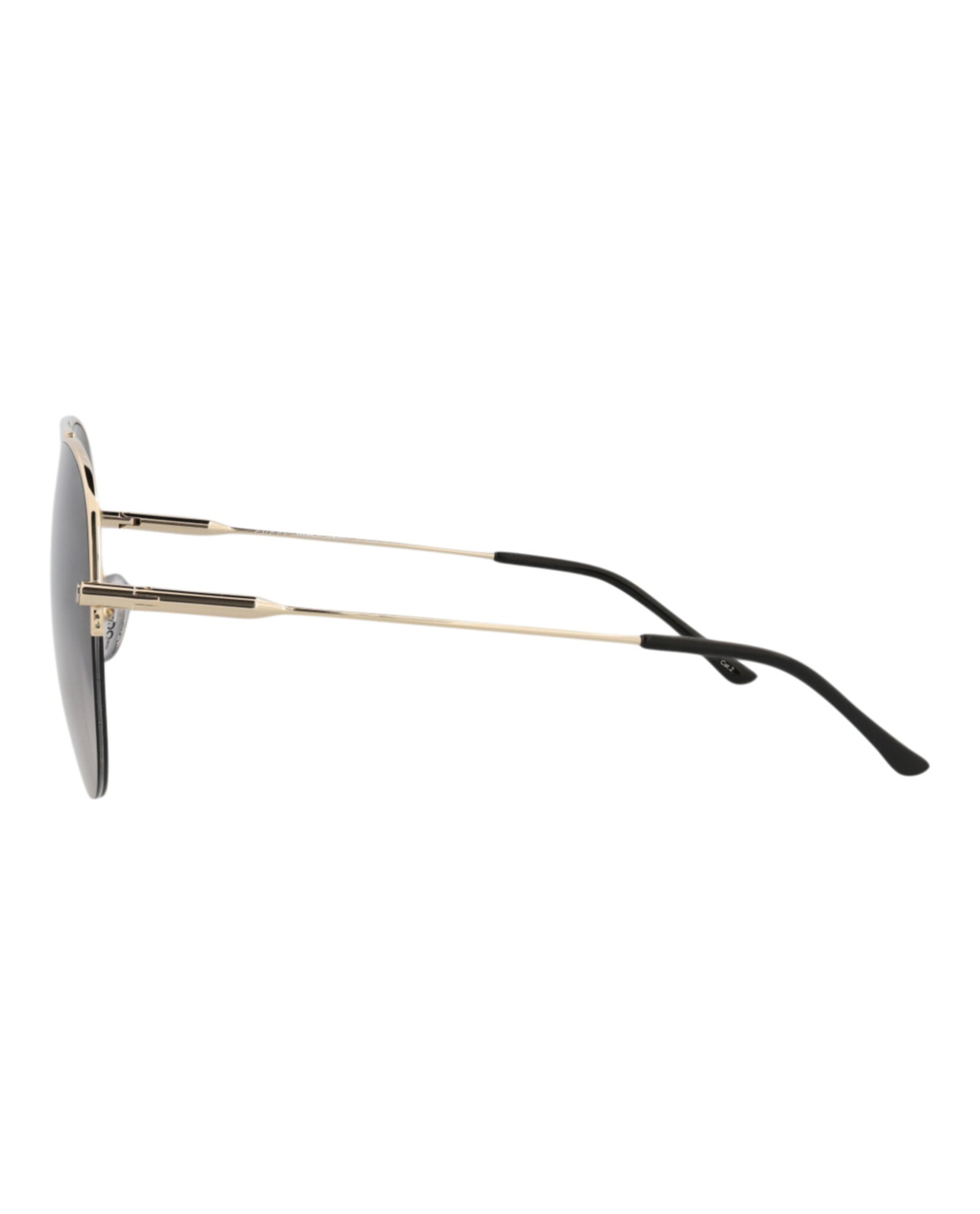 Gucci Womens Aviator Gold Gold Grey Fashion Designer Eyewear